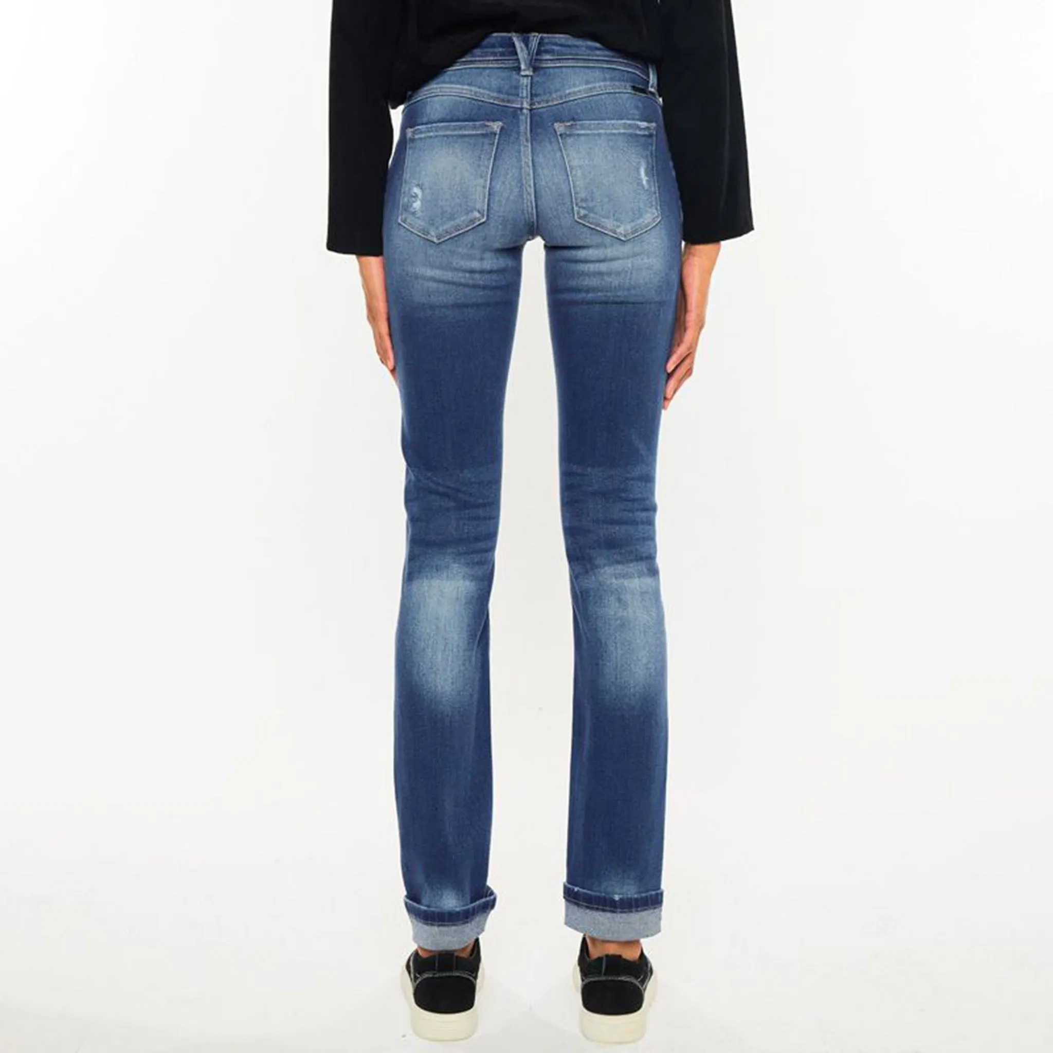 KanCan Women's Mid Rise Skinny Straight Leg Jeans sold by Western Edge product image thumbnail 3