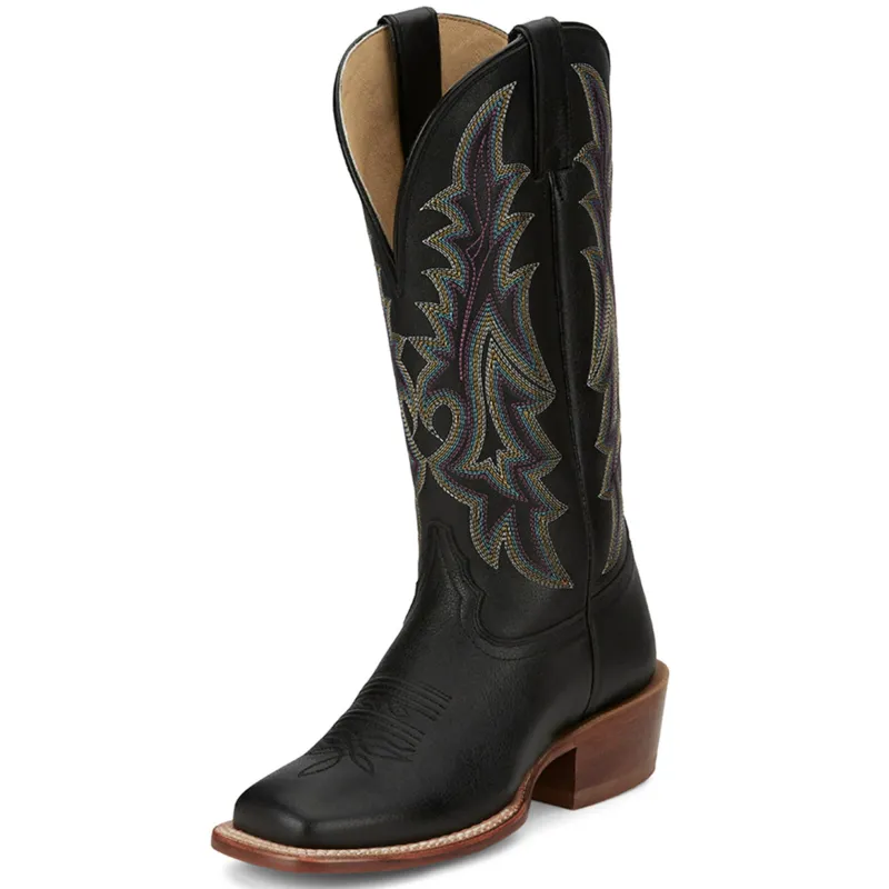 Tony Lama Women's Estella Black Boots made by Western Edge