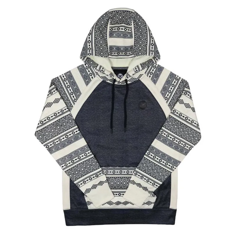 Hooey Women's Maya Black & Cream Hoodie made by Western Edge