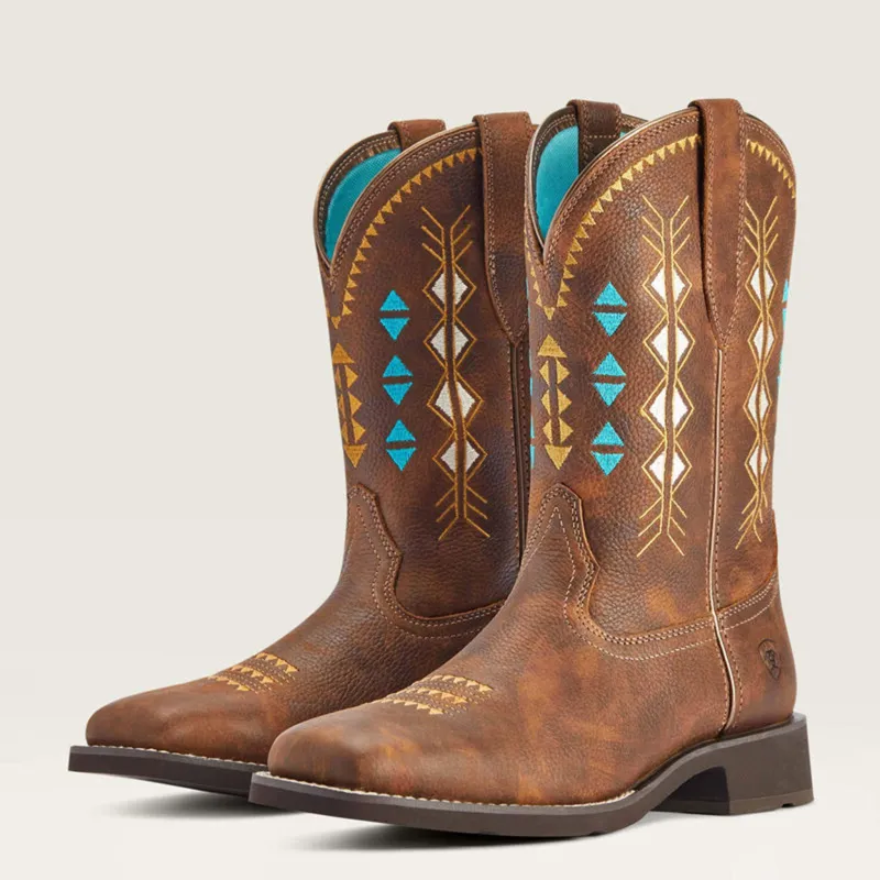 Ariat Women's Delilah Copper Square Toe made by Ariat