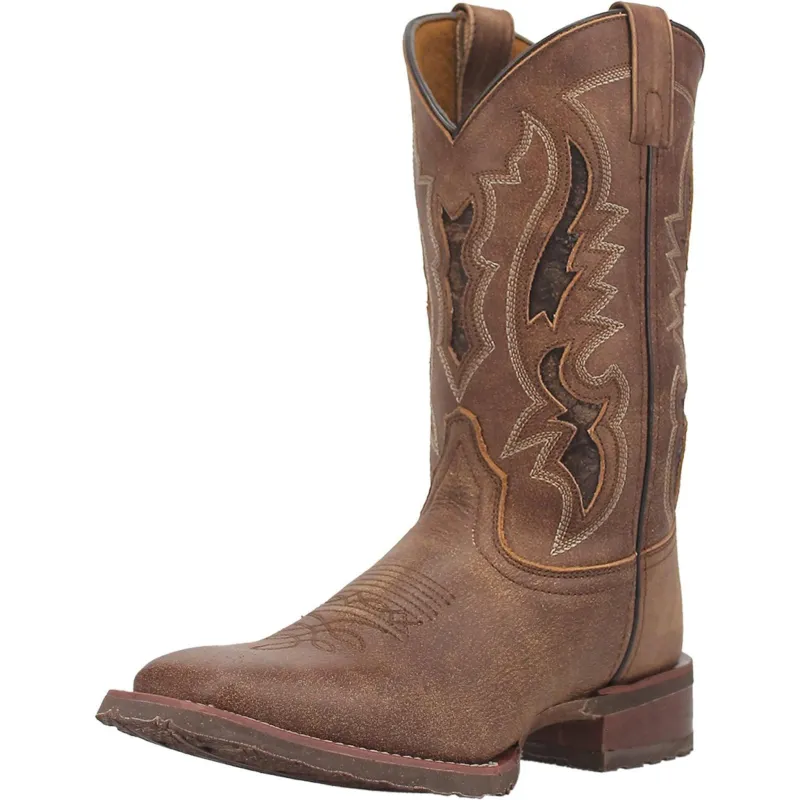 Dan Post Men's Tan Marin Laredo Square Toe Boot made by Dan Post