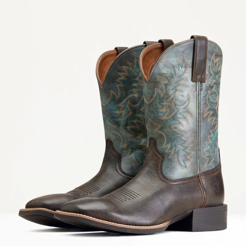 Ariat Men's Sport Chocolate/Brown Boots made by Ariat