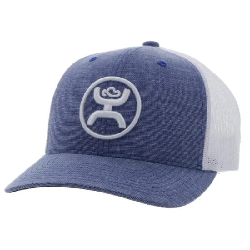 Hooey "O" Blue/White Cap made by Western Edge