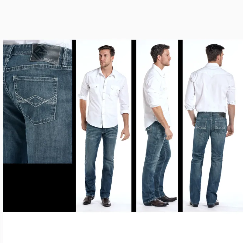 Rock & Roll Revolver Straight Slim Jean made by Western Edge