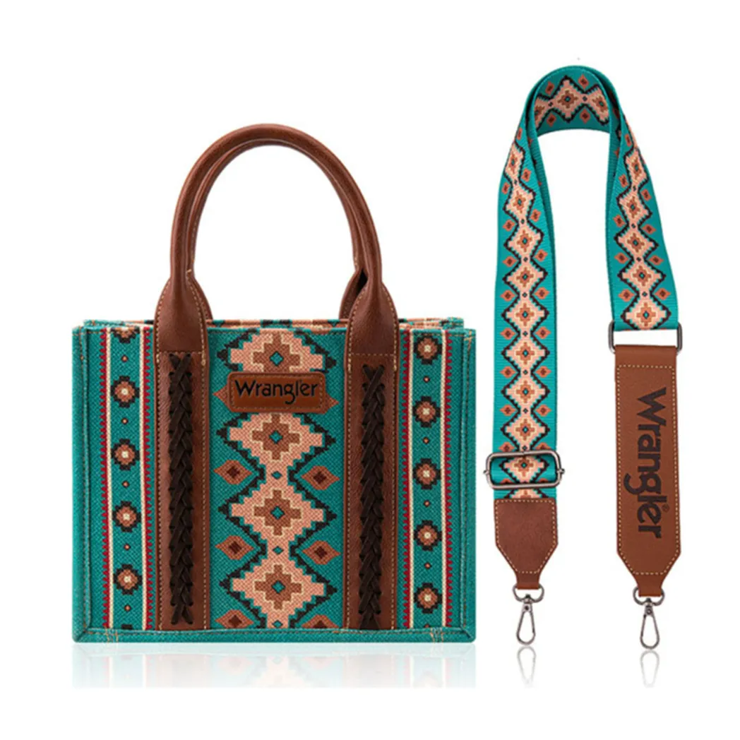 Wrangler Turquoise Southwest Small Crossbody Tote sold by Western Edge product image thumbnail 2