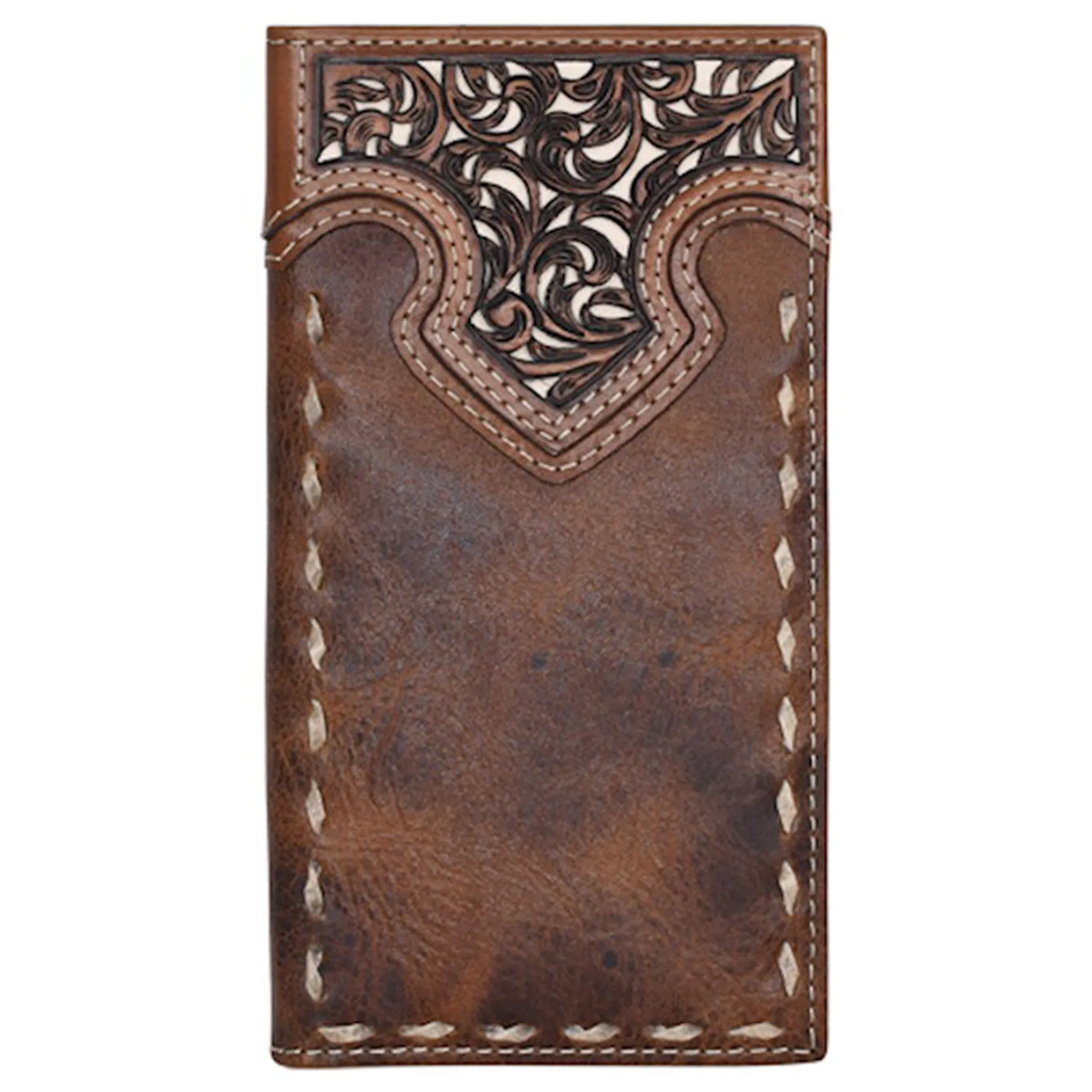 Justin Men's Tooled Rodeo Wallet sold by Western Edge