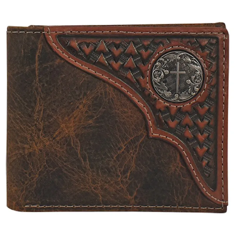 Justin Men's Bifold Wallet made by Justin Boots