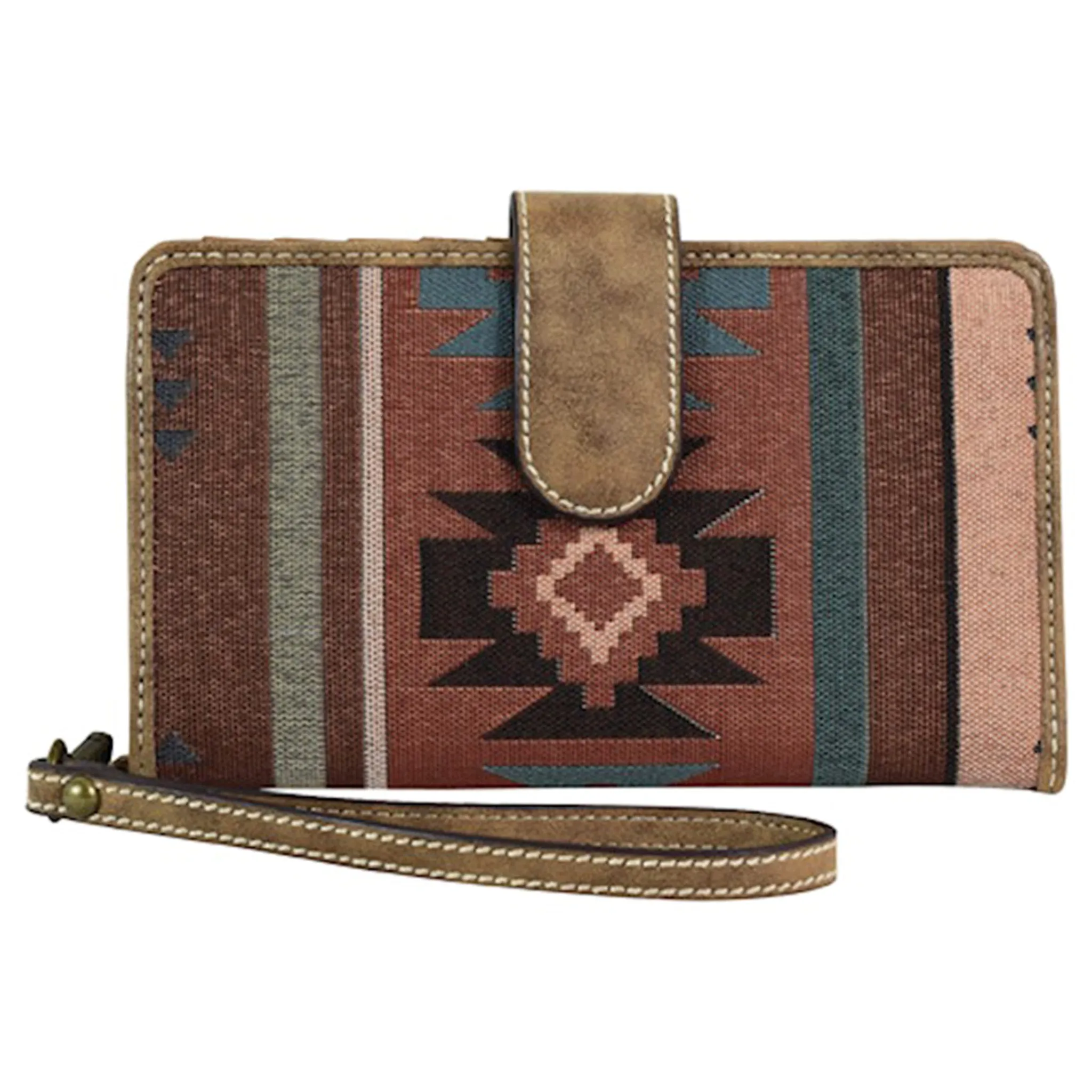 Justin Women's Jacquard Aztec Wallet sold by Western Edge