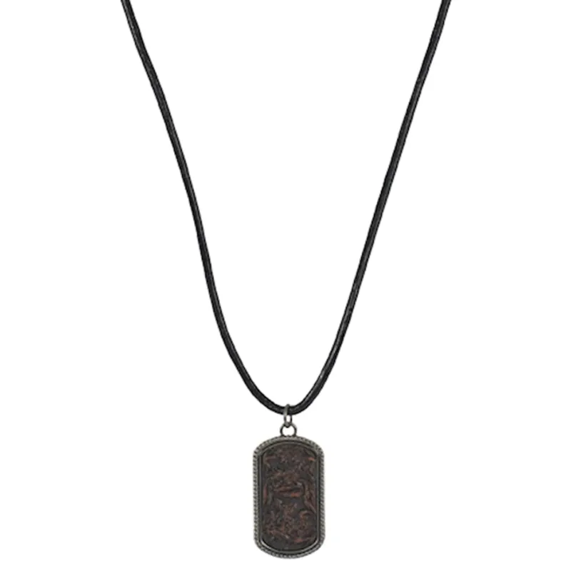 Justin Men's Dogtag Necklace made by Justin Boots