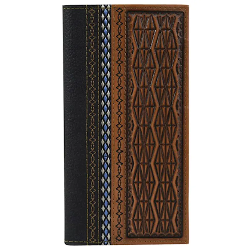 Justin Rodeo Wallet Diamond Tooling made by Justin Boots