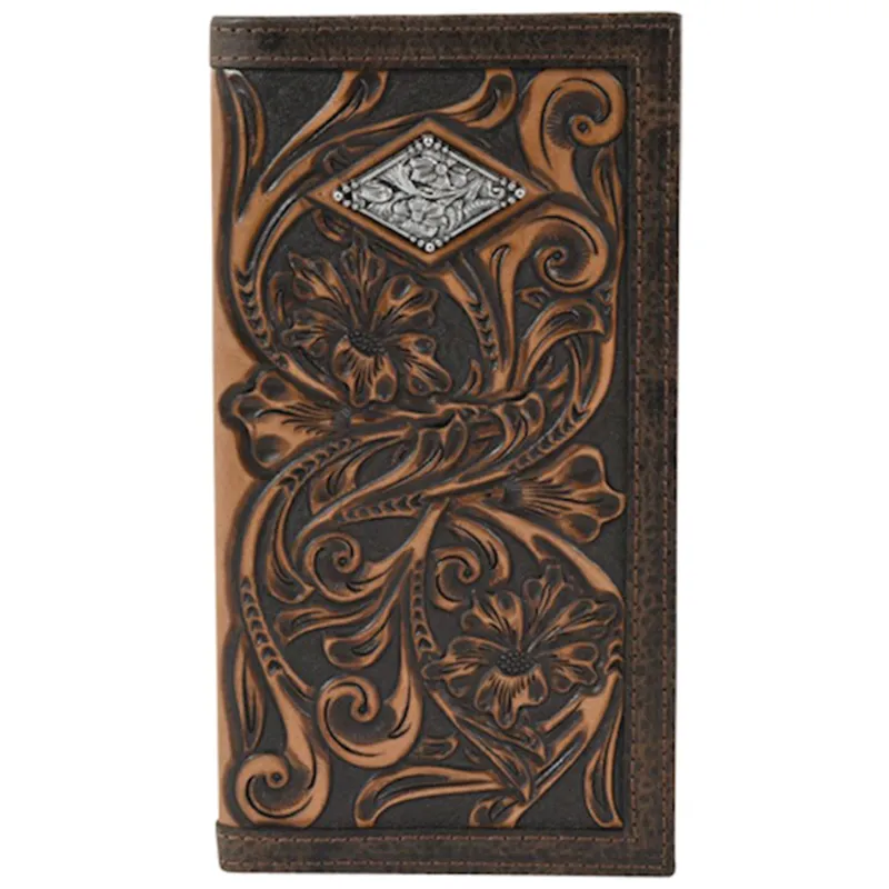 Justin Rodeo Tooled Wallet made by Justin Boots