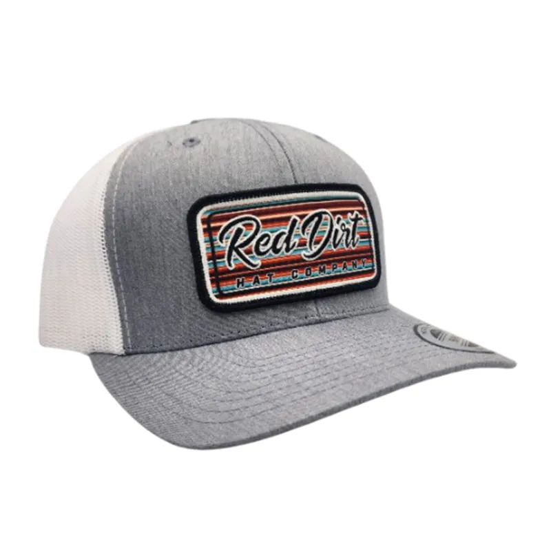 Red Dirt Serape 2023 Grey/White Cap made by Western Edge