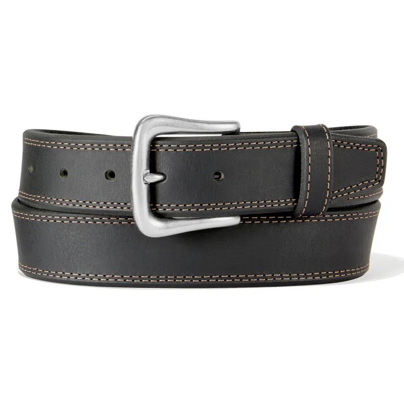 Justin Men's Black Carson Belt made by Justin Boots