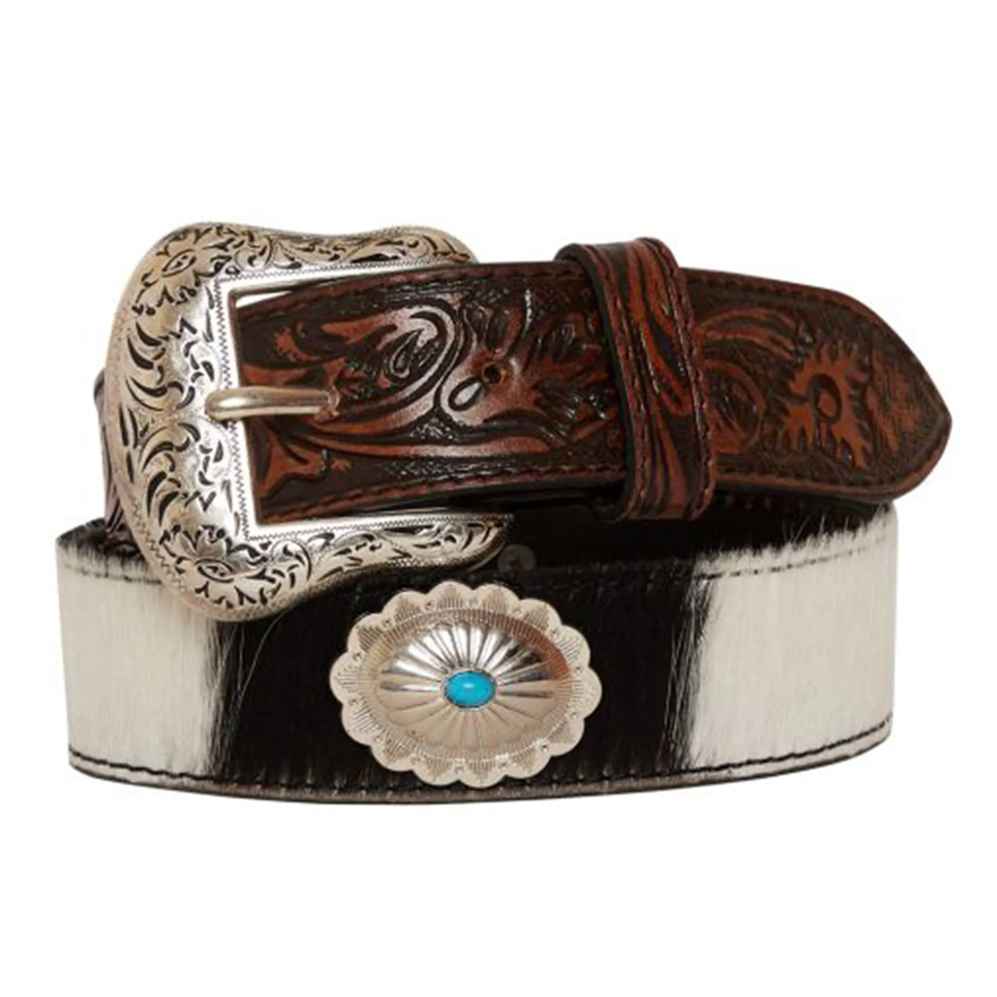 Myra Bags Women's Turquoise Tooled Belt sold by Western Edge