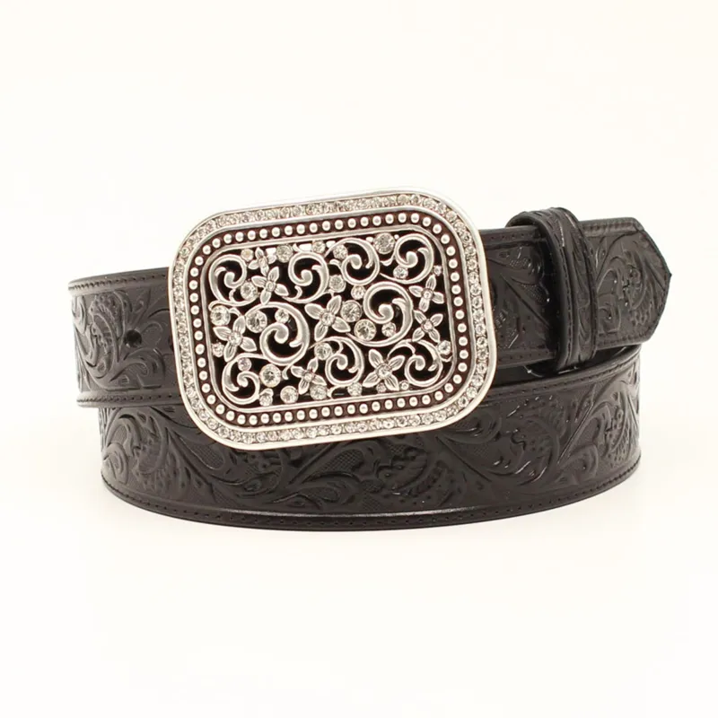 Ariat Women's Black Fillagree Belt sold by Western Edge