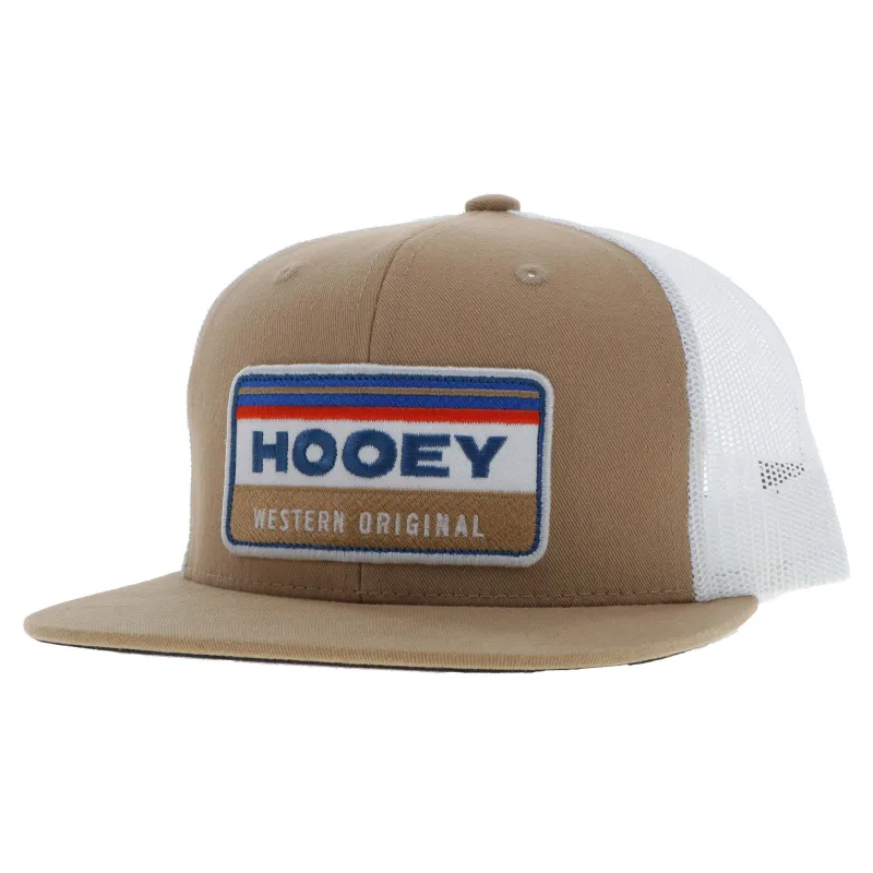 Hooey Horizon Tan & White Cap made by Western Edge
