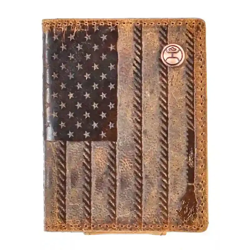 Hooey Liberty Rope Bi-Fold Men's Wallet made by Western Edge