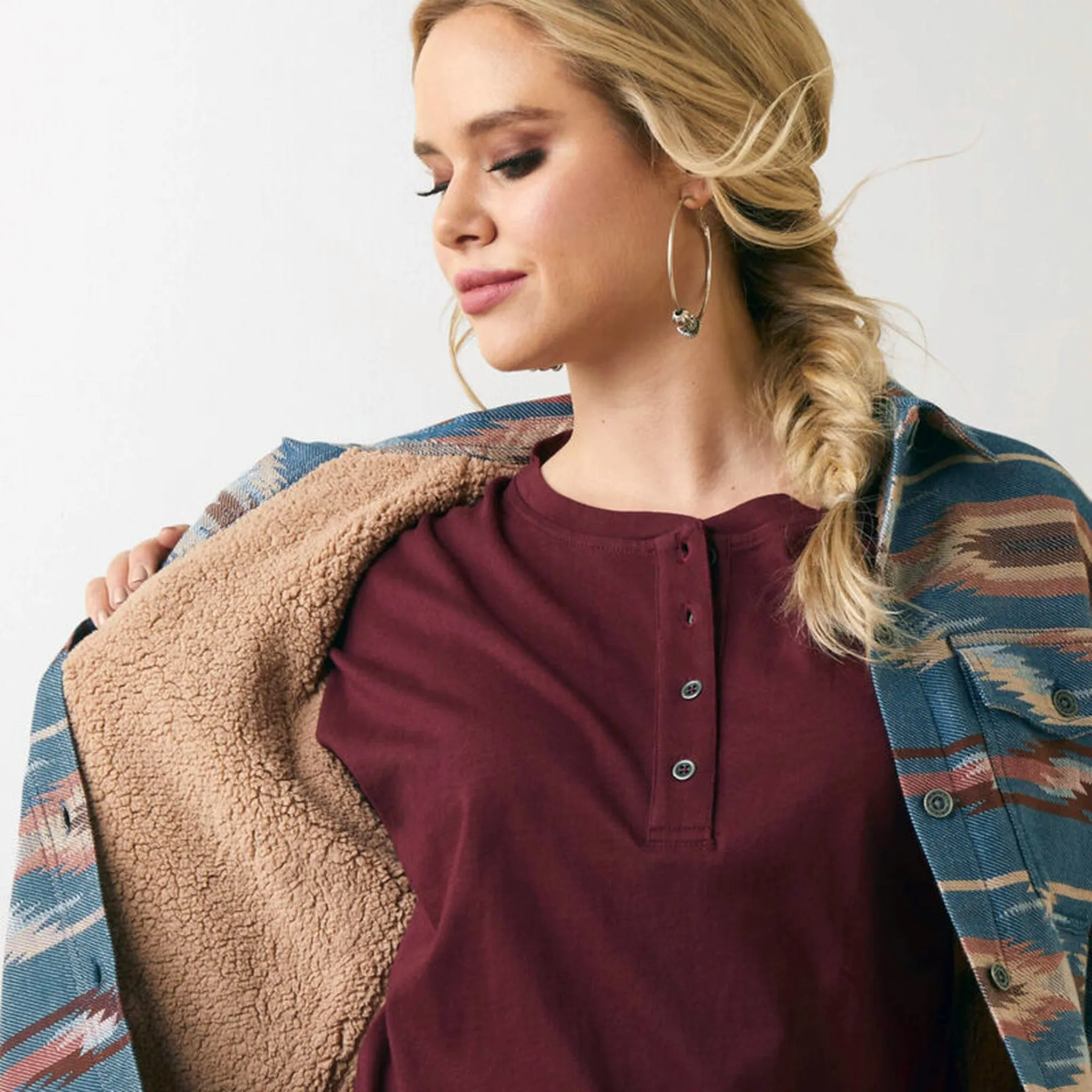 Ariat Women's Jacobo Chimayo Shacket sold by Western Edge product image thumbnail 3