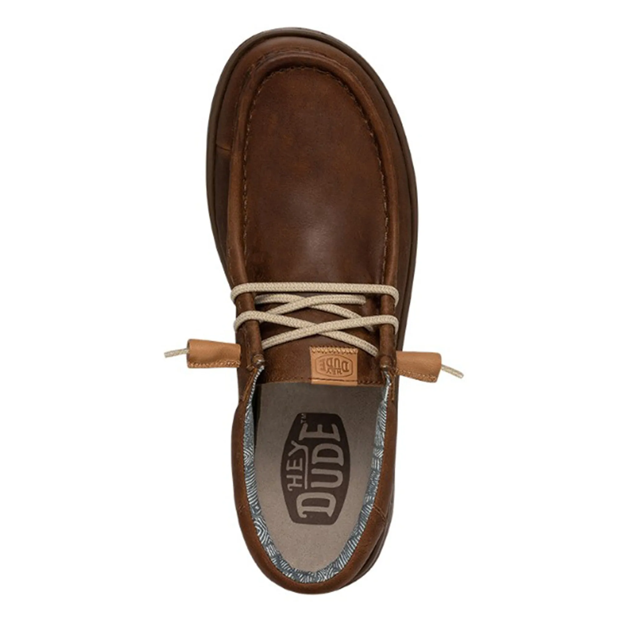 Hey Dude Men's Wally Grip Leather Brown sold by Western Edge product image thumbnail 5