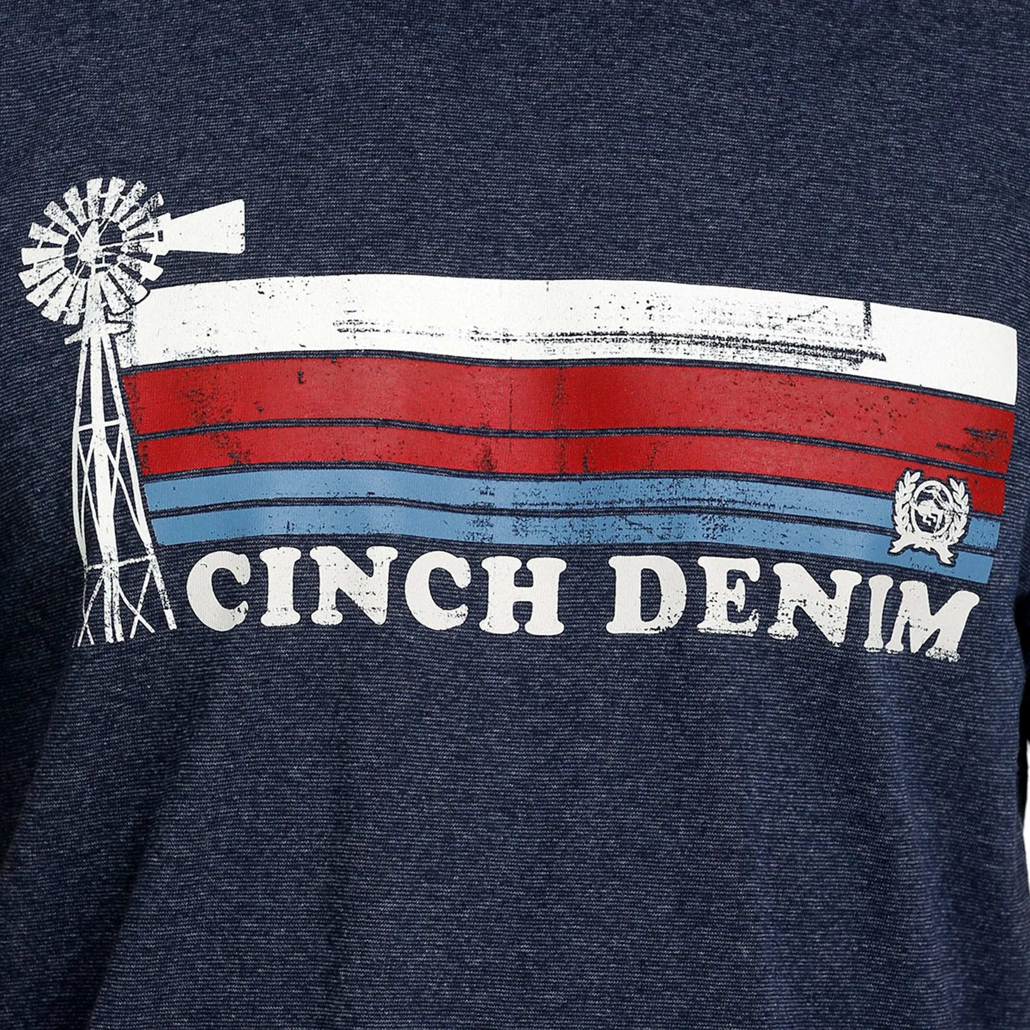 Cinch Men's Navy Cinch Denim Tee sold by Western Edge product image thumbnail 4