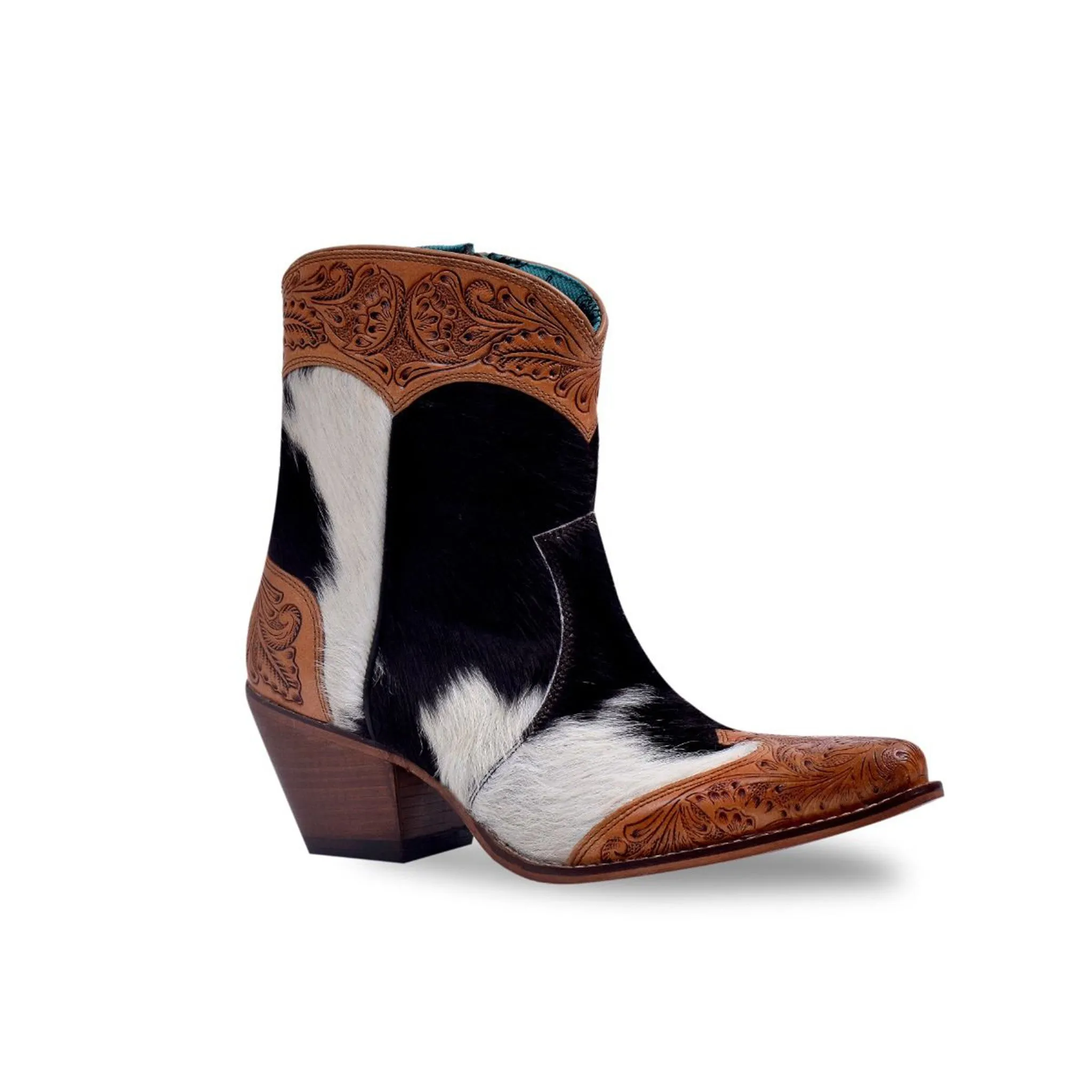 Myra Women's Hide/Tooled Bootie sold by Western Edge product image thumbnail 2