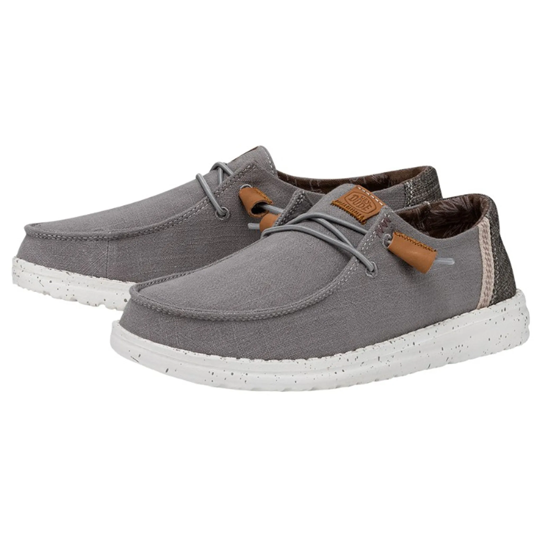 Hey Dude Wendy Washed Canvas Grey sold by Western Edge