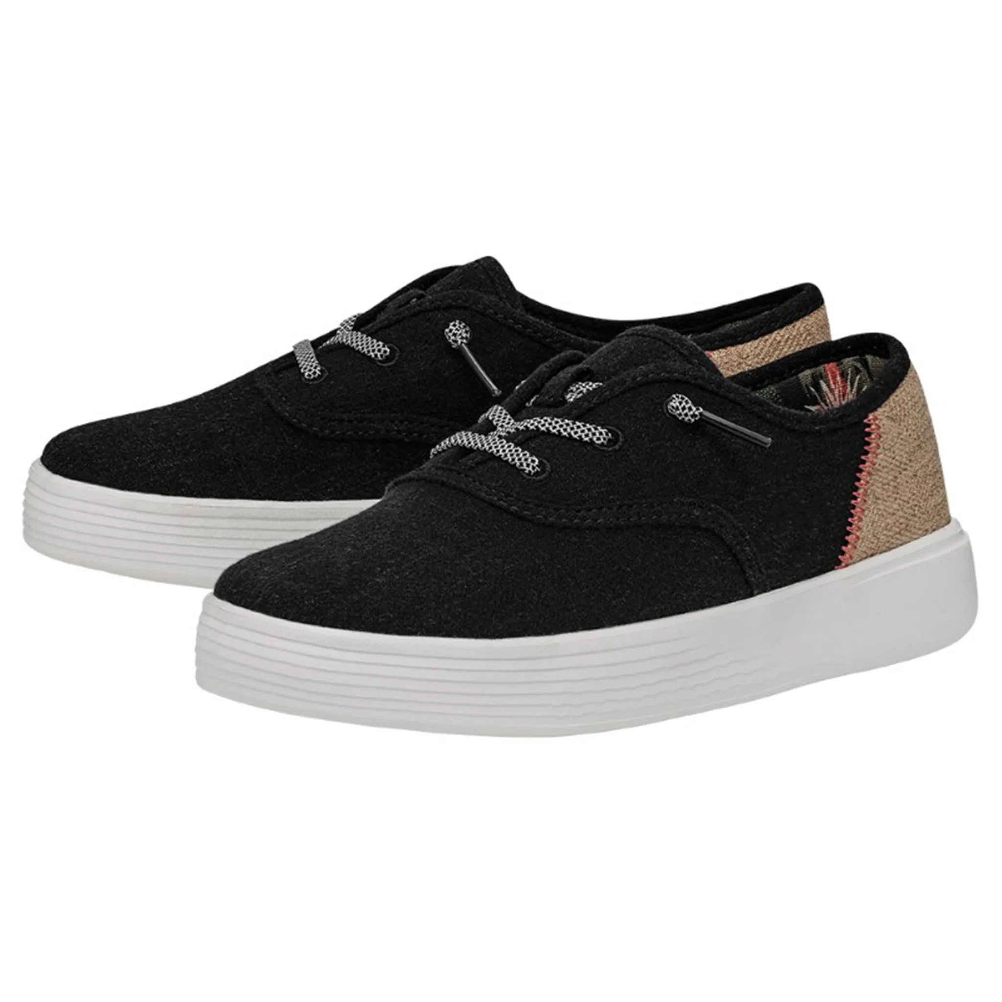 Hey Dude Women's Conway Craft Linen Black sold by Western Edge