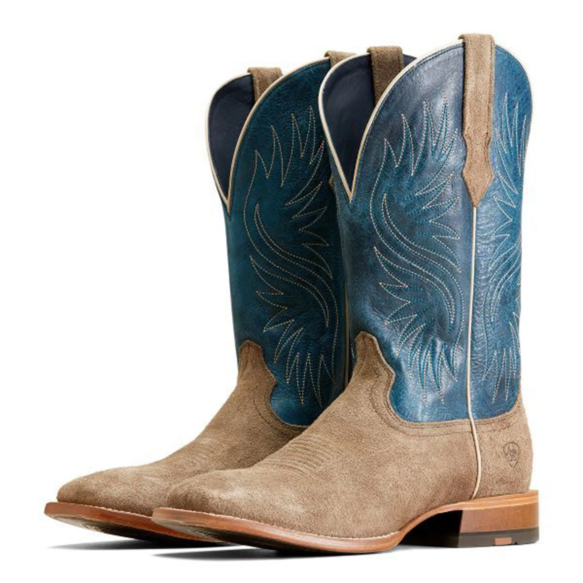 Ariat Men's Roughout/Blue Rock Ridge Boots sold by Western Edge