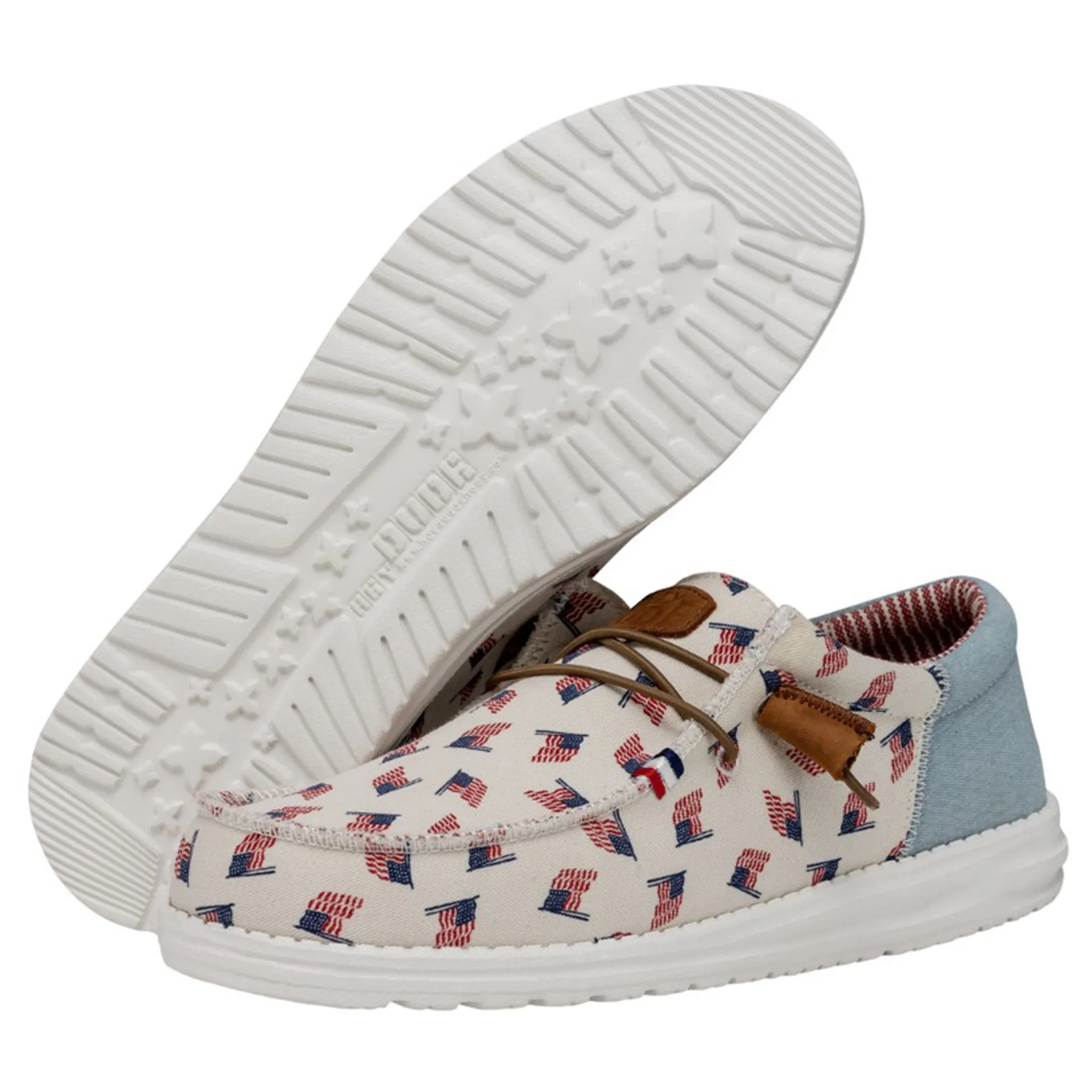 Hey Dude Men's Wally Americana Flag sold by Western Edge product image thumbnail 2