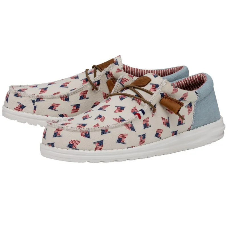 Hey Dude Men's Wally Americana Flag made by Hey Dude