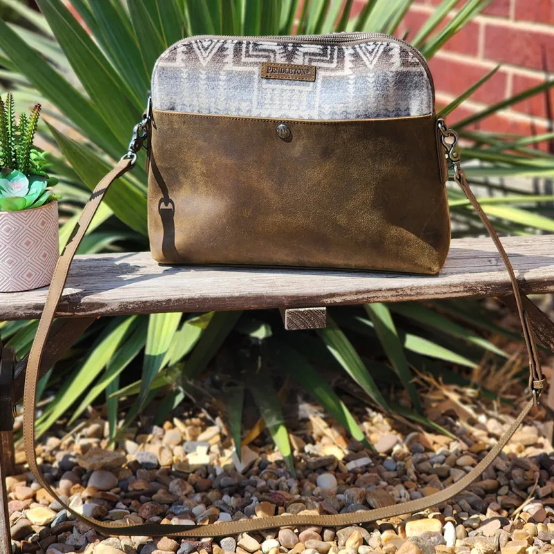 Pendleton Harding Star Cross Body made by Western Edge