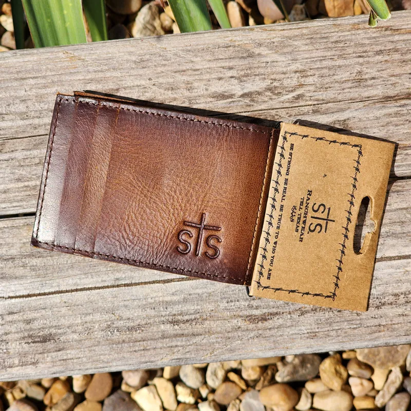 STS Ranchwear Tucson Money Clip Card Holder made by Western Edge