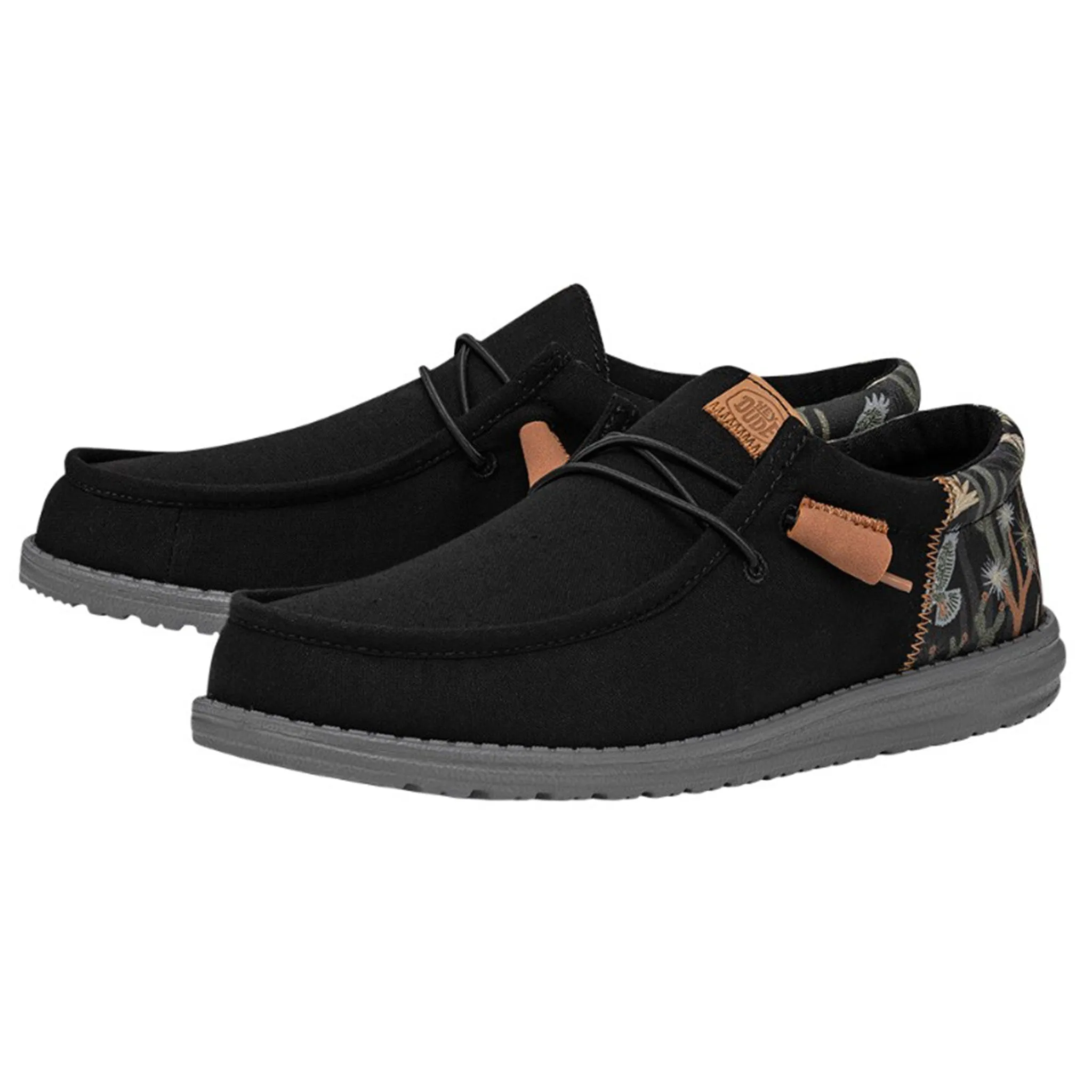 Hey Dude Men's Wally Funk Oasis Black sold by Western Edge