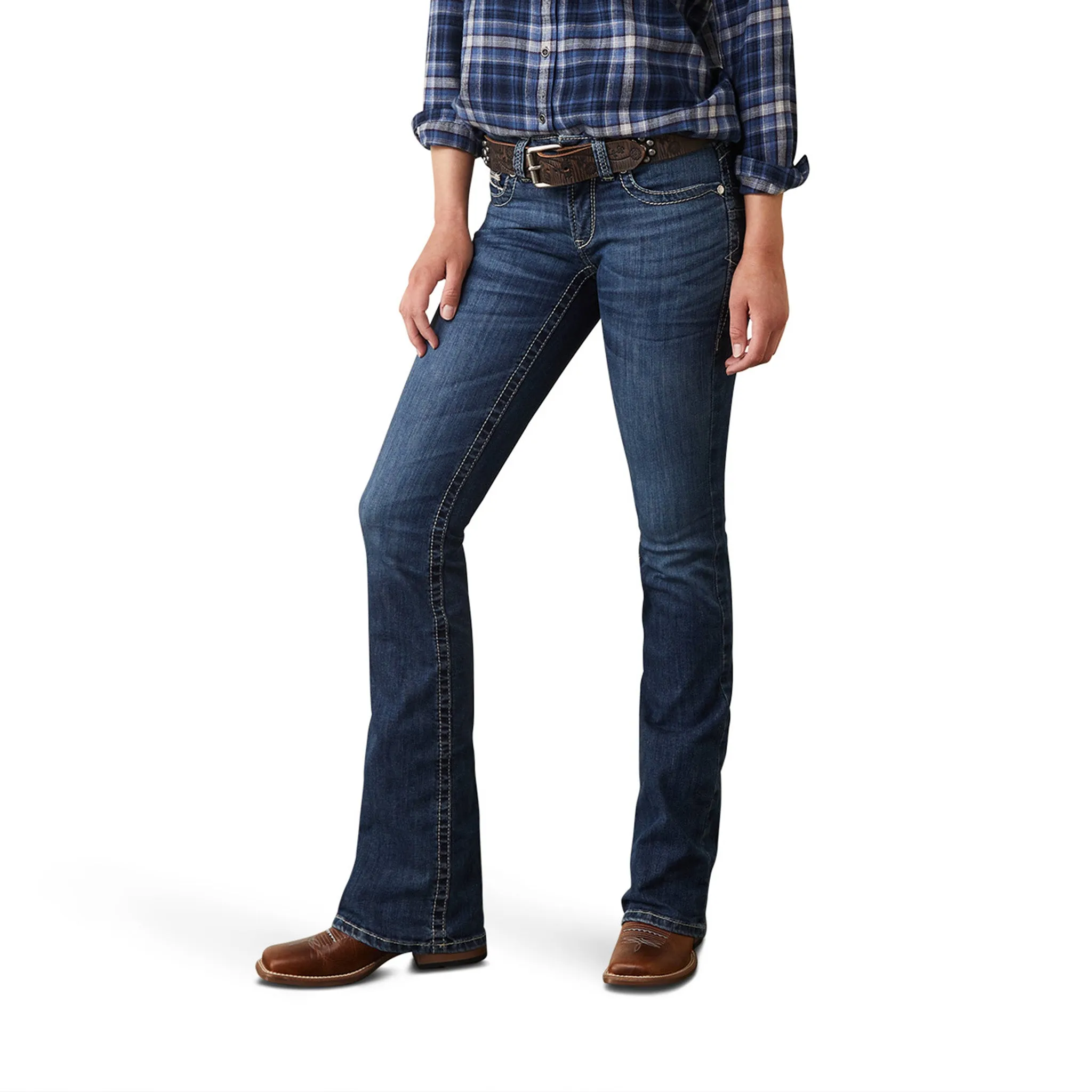Ariat Women's R.E.A.L. Miriam Irvine Bootcut Jeans sold by Western Edge product image thumbnail 2