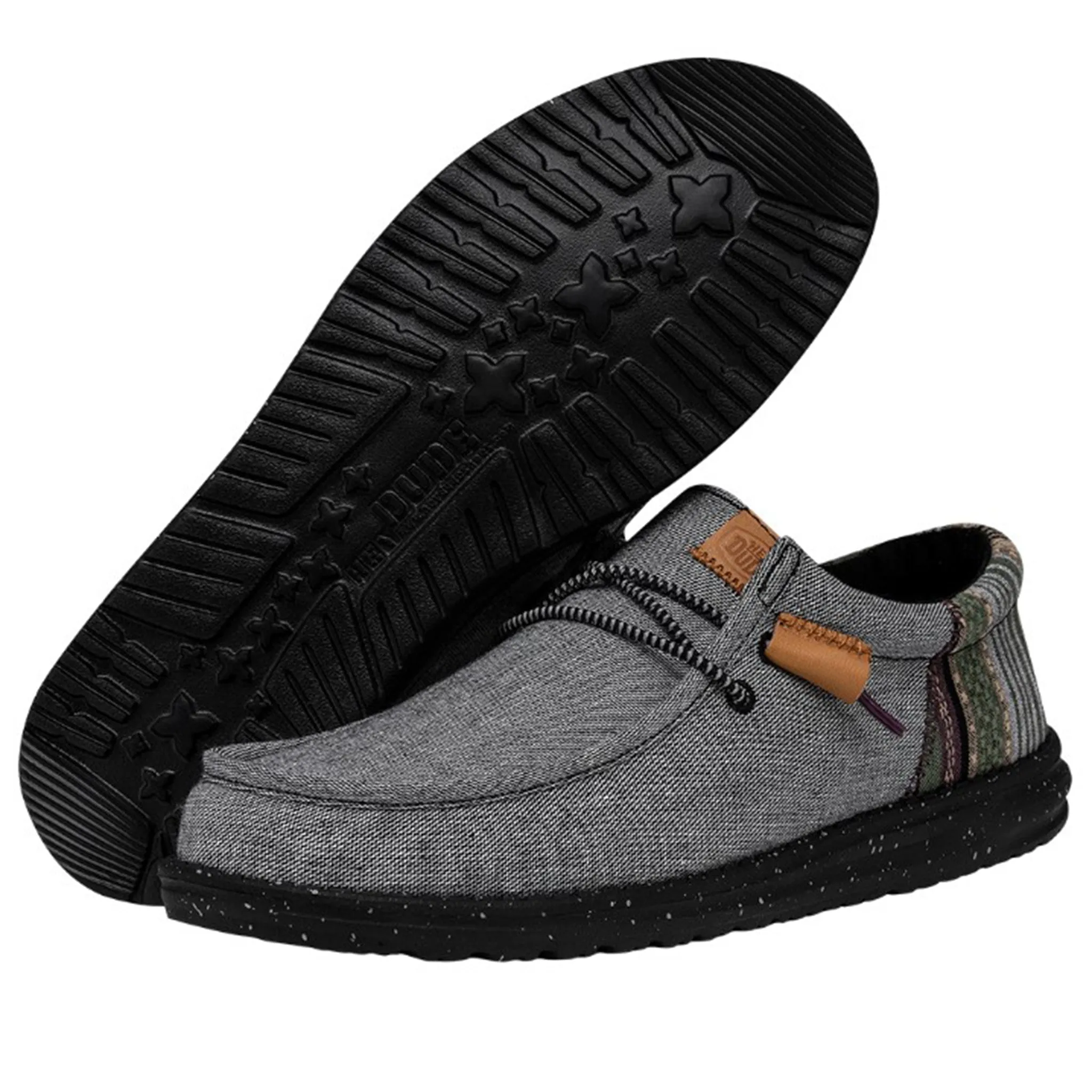 Hey Dude Men's Wally Funk Baja Black sold by Western Edge product image thumbnail 2