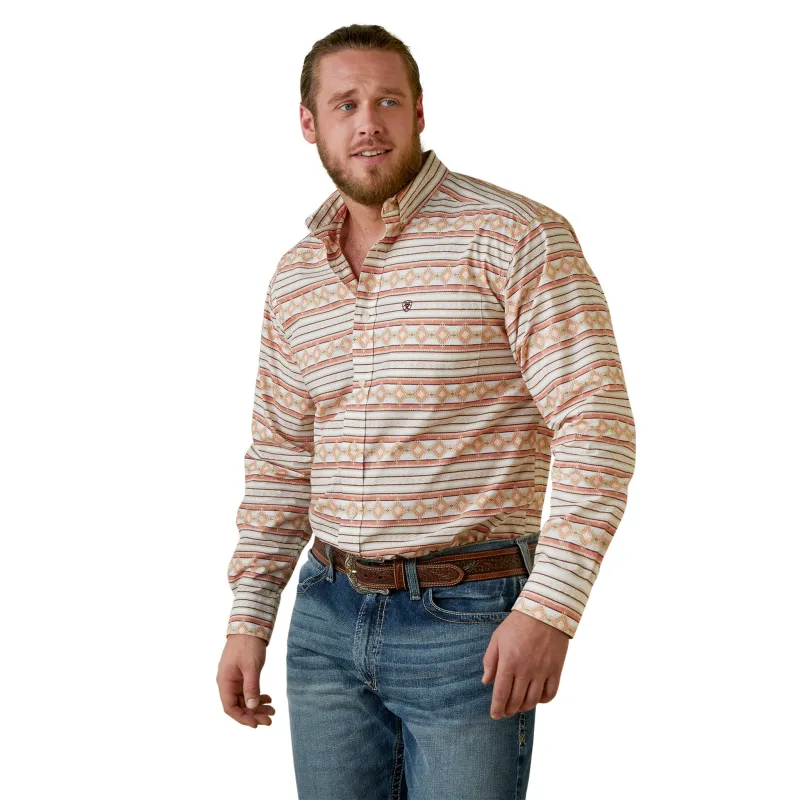 Ariat Men's Orange Aztec Shirt sold by Western Edge