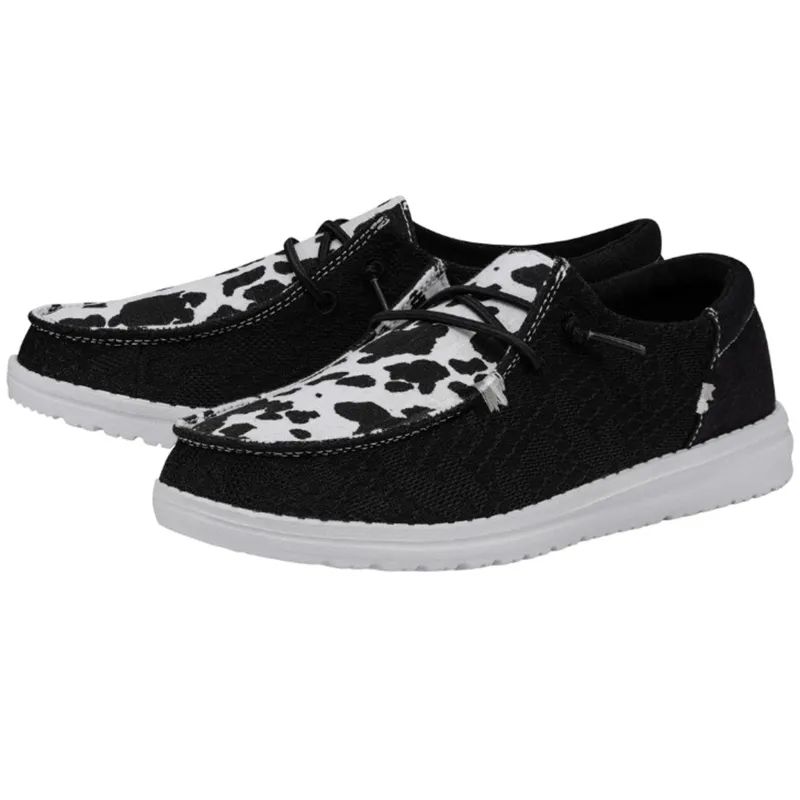 Hey Dude Wendy Boho Cow sold by Western Edge