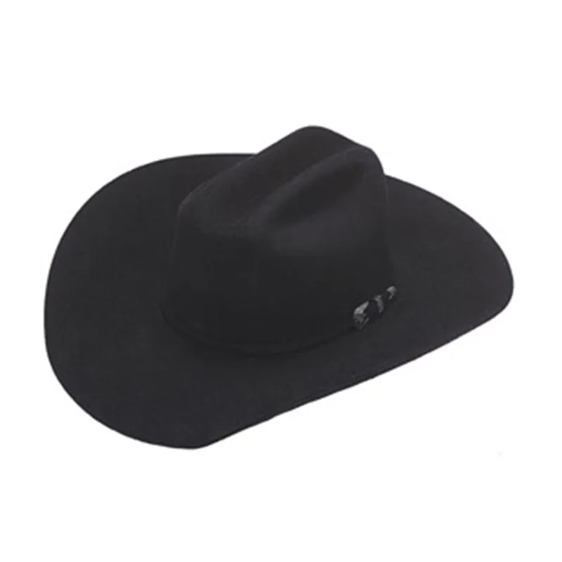 Ariat 6X Black Felt Cowboy Hat made by Ariat