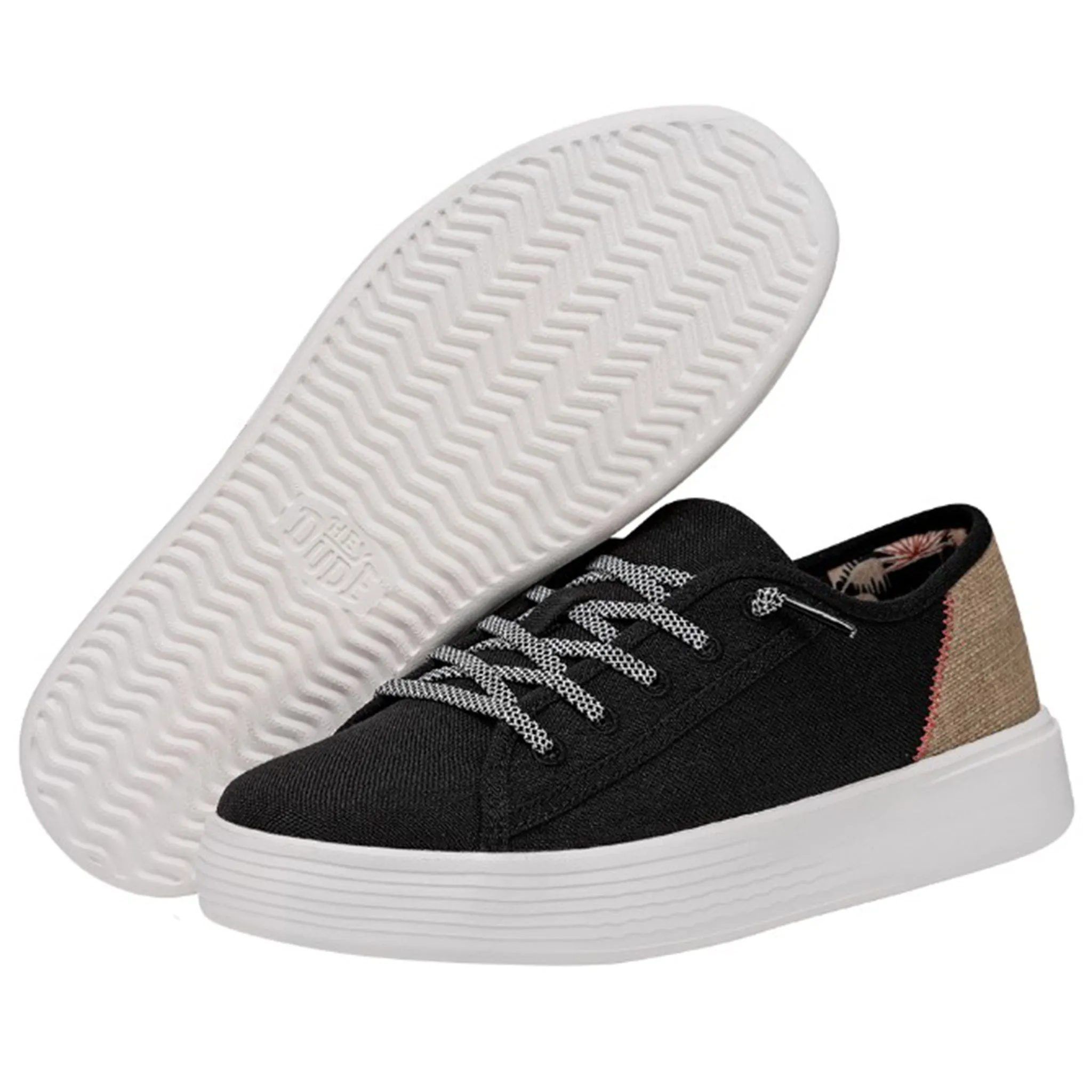 Hey Dude Women's Cody Craft Linen Black Shoes sold by Western Edge product image thumbnail 2