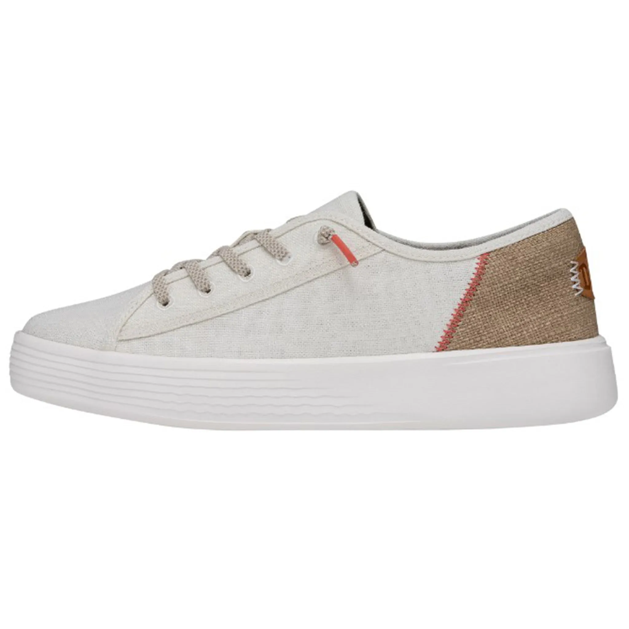 Hey Dude Women's Cody Craft Linen White Shoes sold by Western Edge product image thumbnail 3
