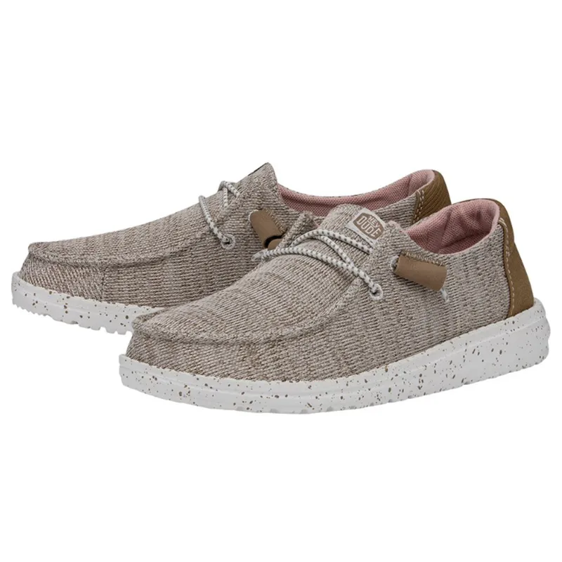 Hey Dude Women's Wendy Sport Mesh Walnut Shoes made by Hey Dude