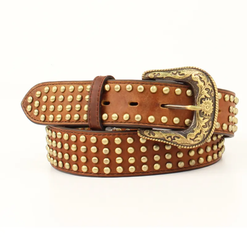 Ariat Women's Gold Stud Pattern Belt sold by Western Edge