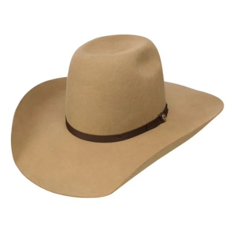 Resistol Pecan Hooey Day Money Felt Hat made by Western Edge