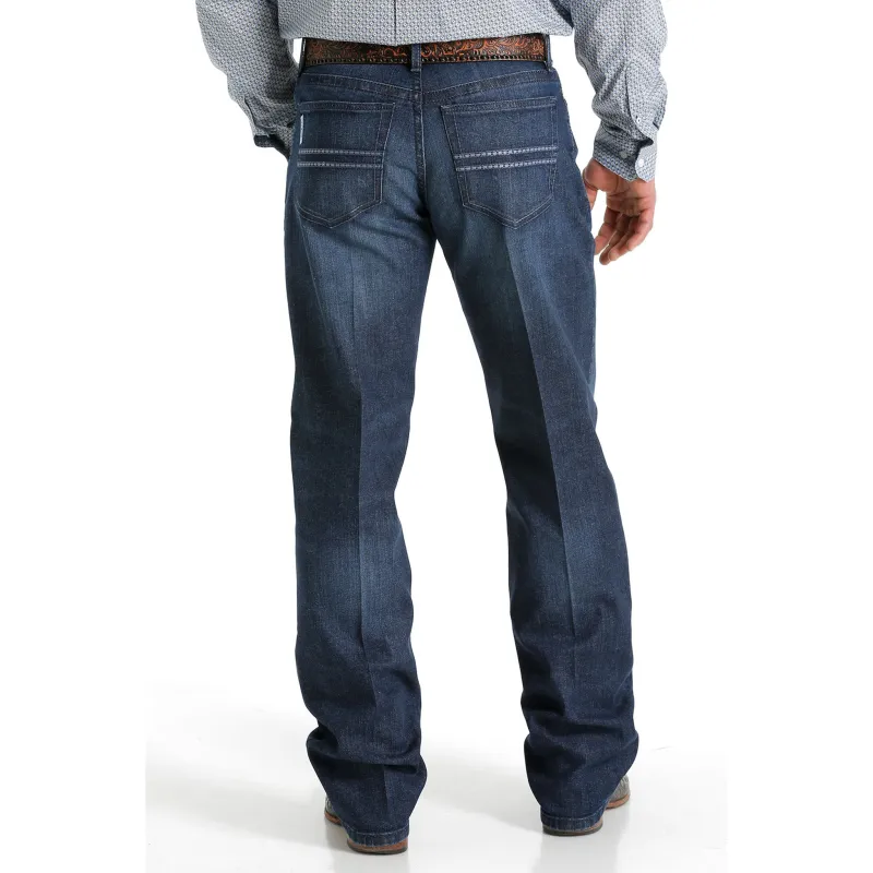 Cinch Men's Dark White Label Performance Denim Jeans made by Western Edge