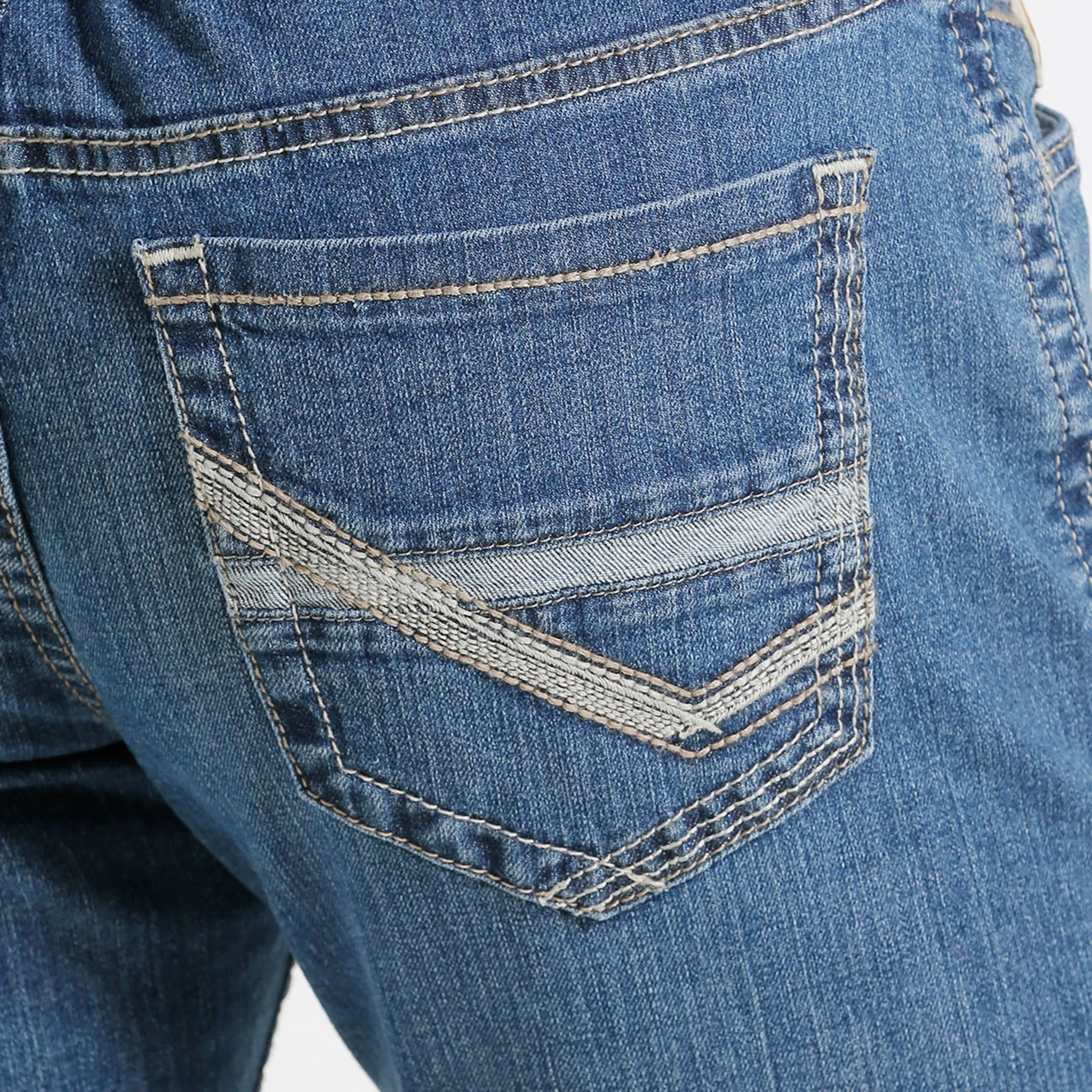 Cinch Men's Ian Medium Stone Wash Jeans sold by Western Edge product image thumbnail 3