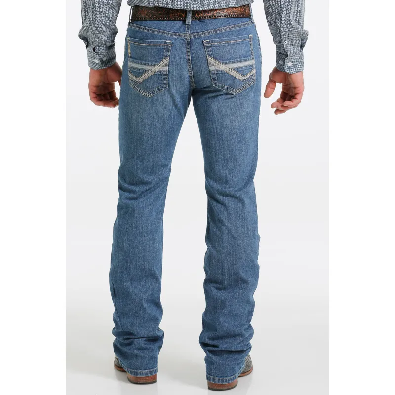 Cinch Men's Ian Medium Stone Wash Jeans made by Cinch
