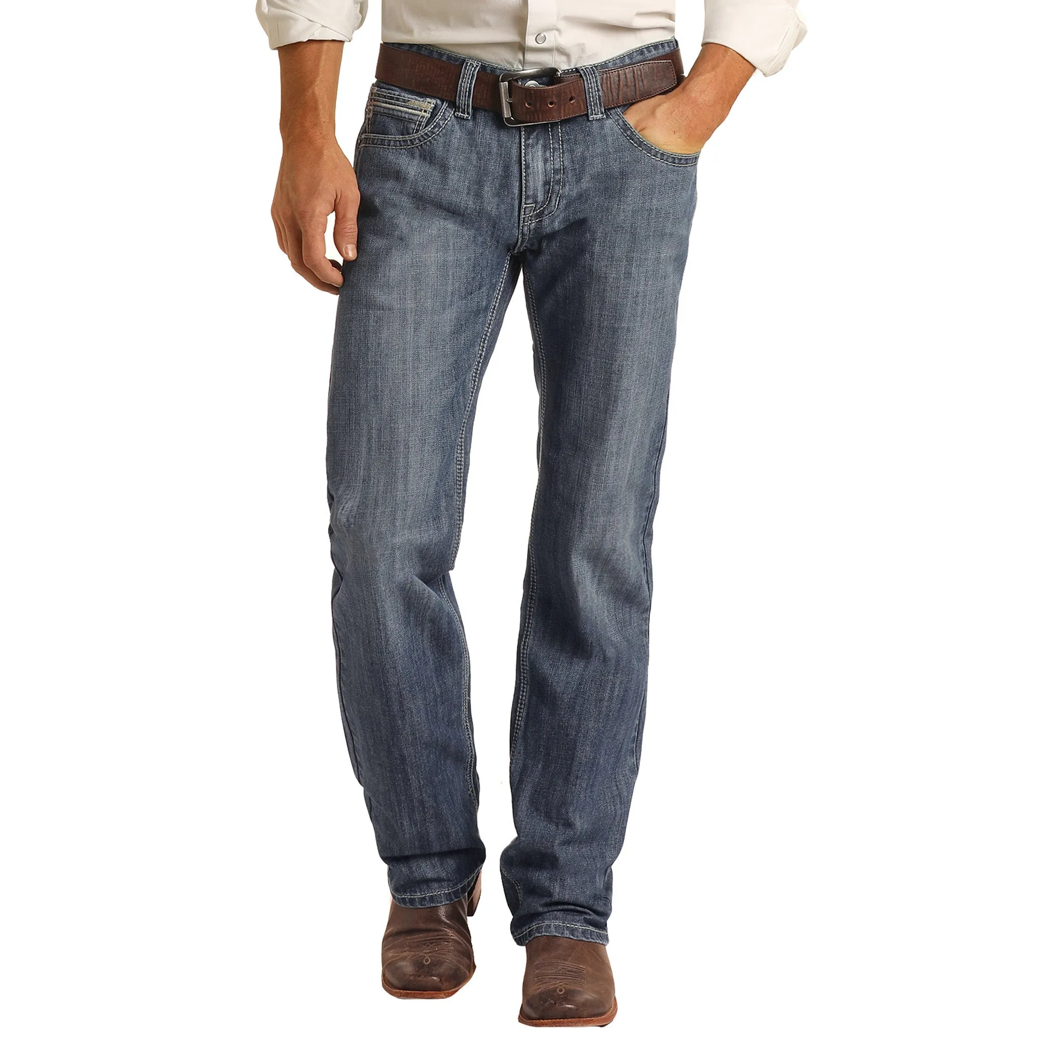 Men's Pistol Straight Leg Rock & Roll Jean sold by Western Edge product image thumbnail 2