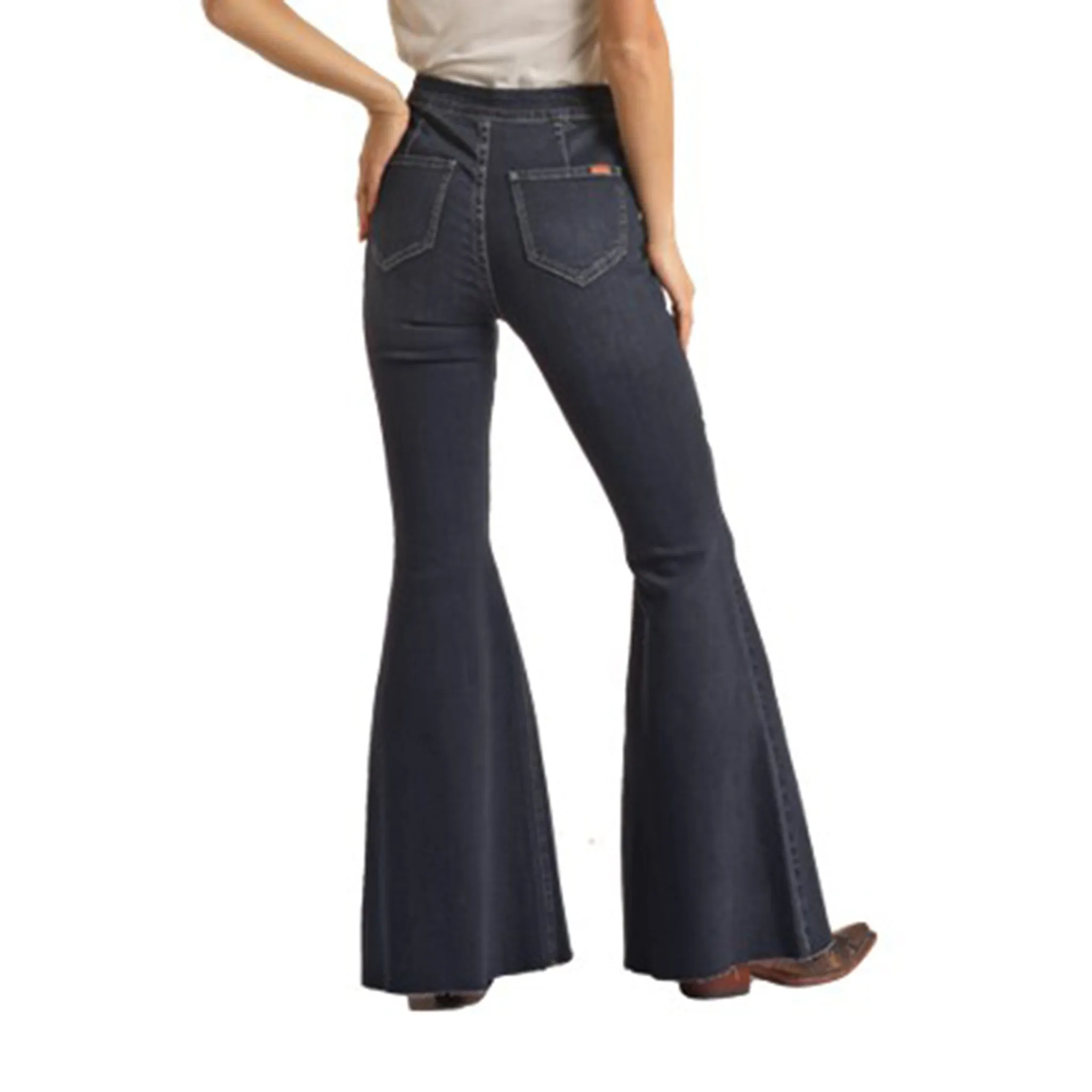 Rock & Roll Cowgirl Front Seam Bell Bottom Jeans sold by Western Edge product image thumbnail 3
