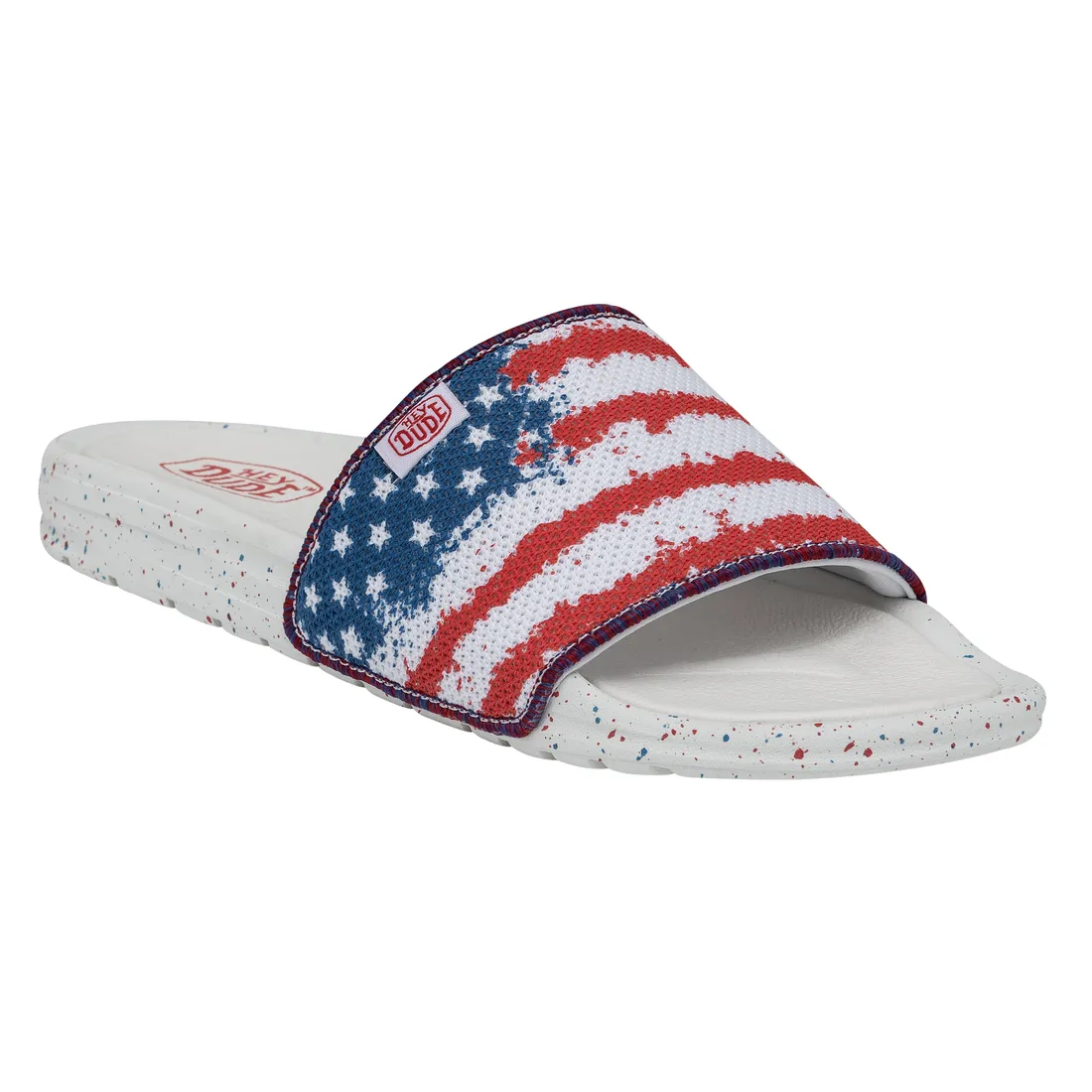 Hey Dude Women's Chandler Knit Flag Slides sold by Western Edge product image thumbnail 2