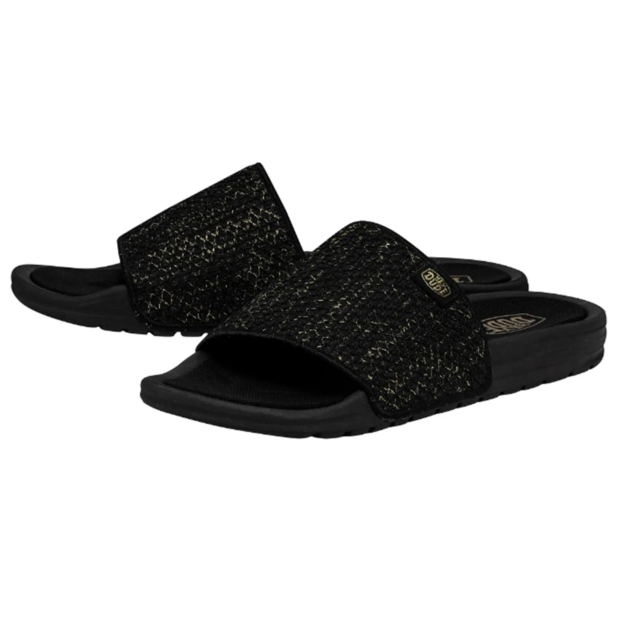 Hey Dude Women's Chandler Knit Black Slide sold by Western Edge